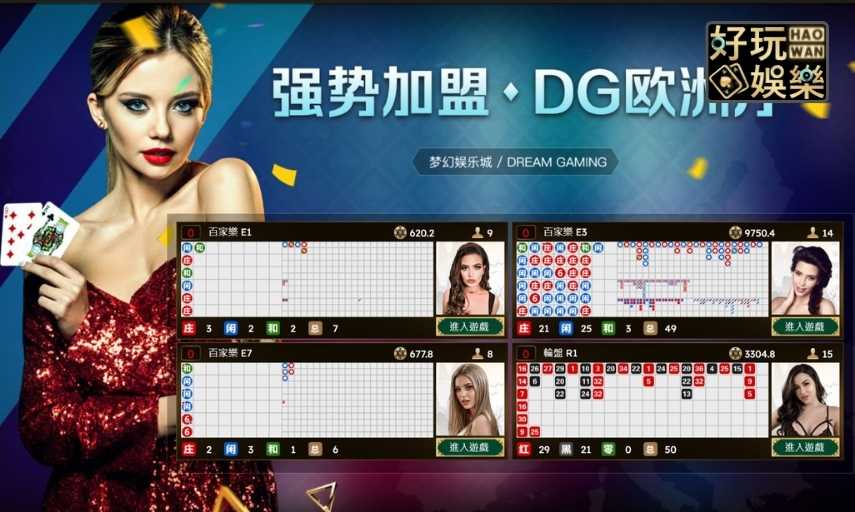 DG百家樂真人百家樂線上玩