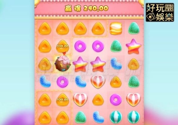 金浪老虎機x糖果連連爆,爆出6860元獎金 4 金浪老虎機-糖果連連爆-線上老虎機贏前攻略-線上拉霸機