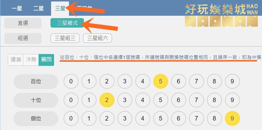 娛樂城三星彩獎金