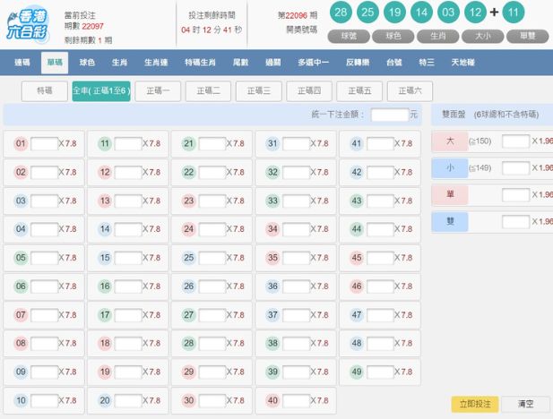 六合彩全車玩法介紹